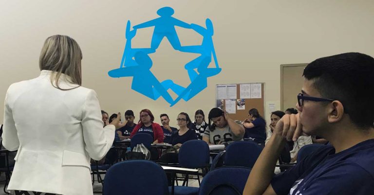 Alunos em sala de aula